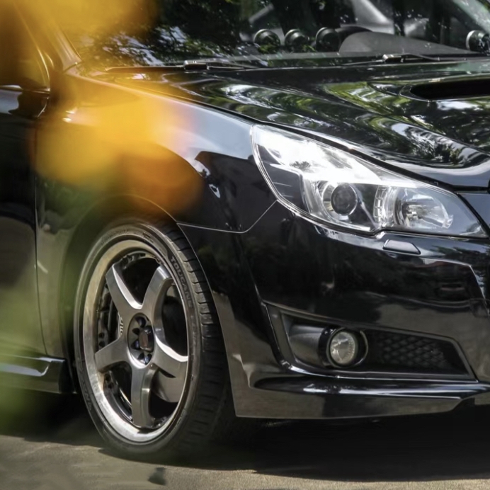 Ravoony Plus Gloss Black Car Wrap Subaru Vinyl Wrap