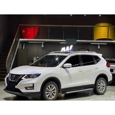 Ravoony Plus Glossy White to Blue Car Vinyl Wrap Nissa Wrap 02