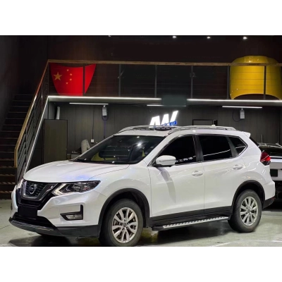 Ravoony Plus PET Glossy White to Blue Car Vinyl Wrap Nissa Wrap 02