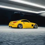 Ravoony Plus Sunflower Yellow Vinyl Wrap Nissan 350Z Wrap