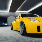 Ravoony Plus Sunflower Yellow Vinyl Wrap Nissan 350Z Wrap