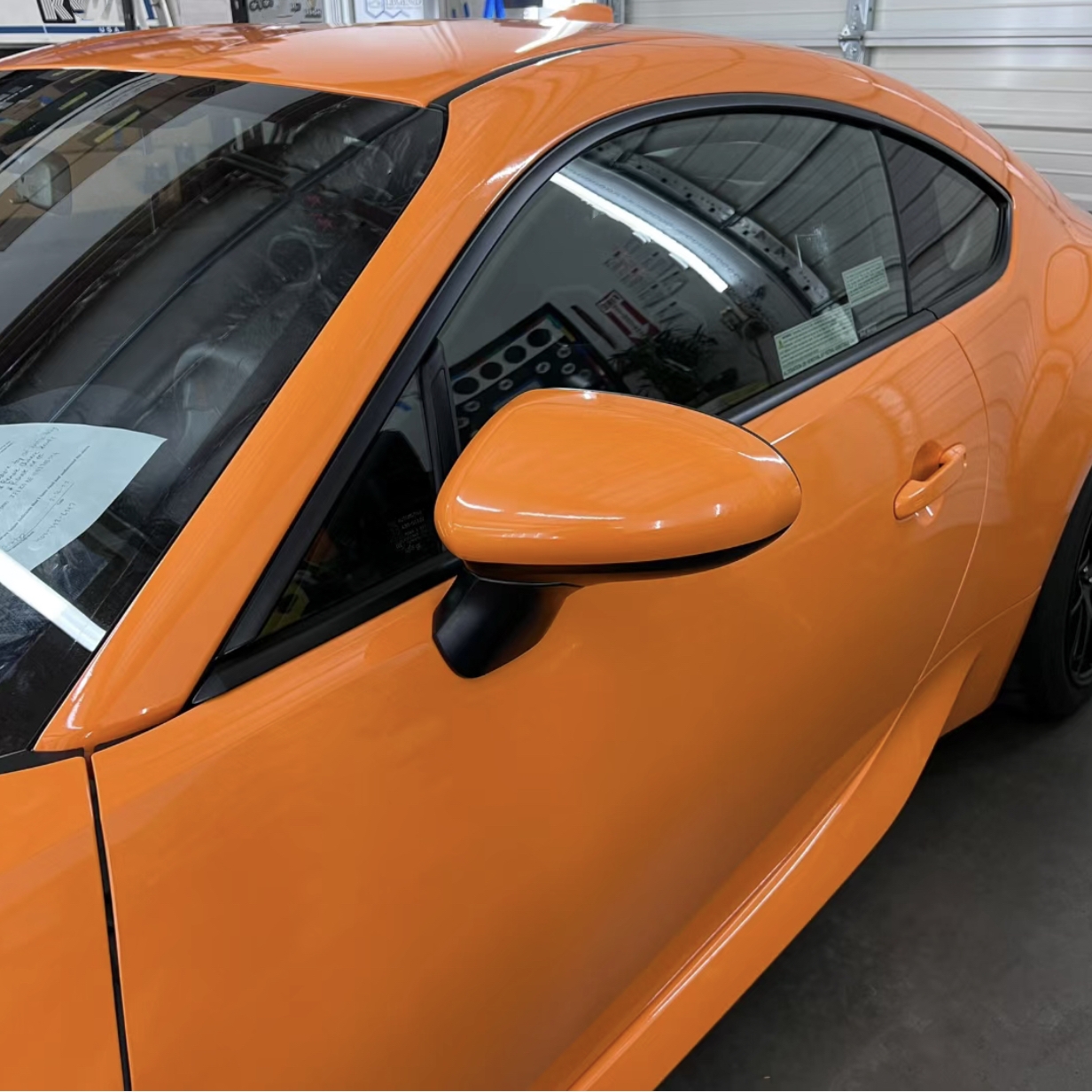  Ravoony Plus Gloss Crystal Mclaren Orange Wrap Subaru Brz Wrap