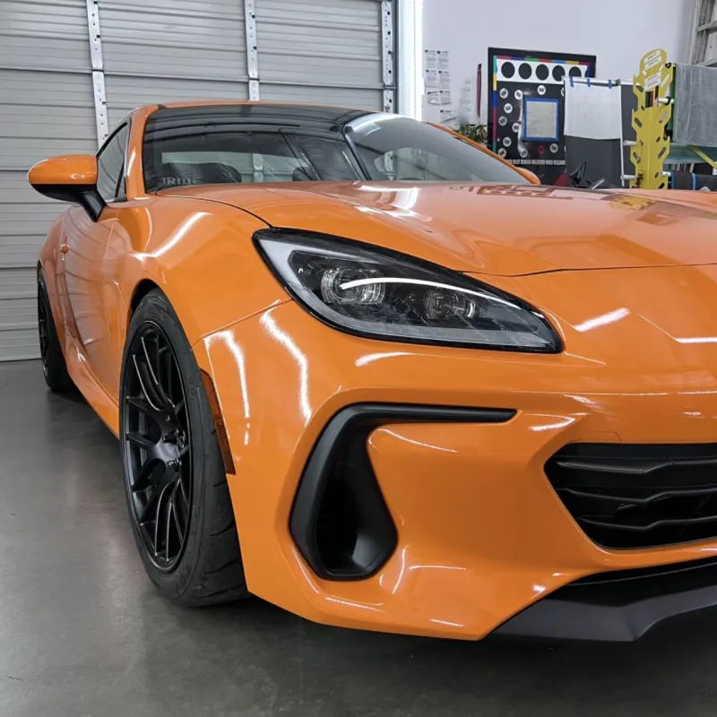  Ravoony Plus Gloss Crystal Mclaren Orange Wrap Subaru Brz Wrap