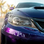 Ravoony Plus Gloss Midnight Purple Car Vinyl Wrap Subaru Wrap