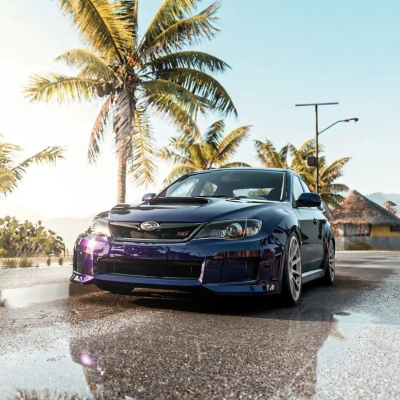 Ravoony Plus Gloss Midnight Purple Car Vinyl Wrap Subaru Wrap 02