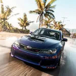 Ravoony Plus Gloss Midnight Purple Car Vinyl Wrap Subaru Wrap