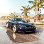 Ravoony Plus Gloss Midnight Purple Car Vinyl Wrap Subaru Wrap