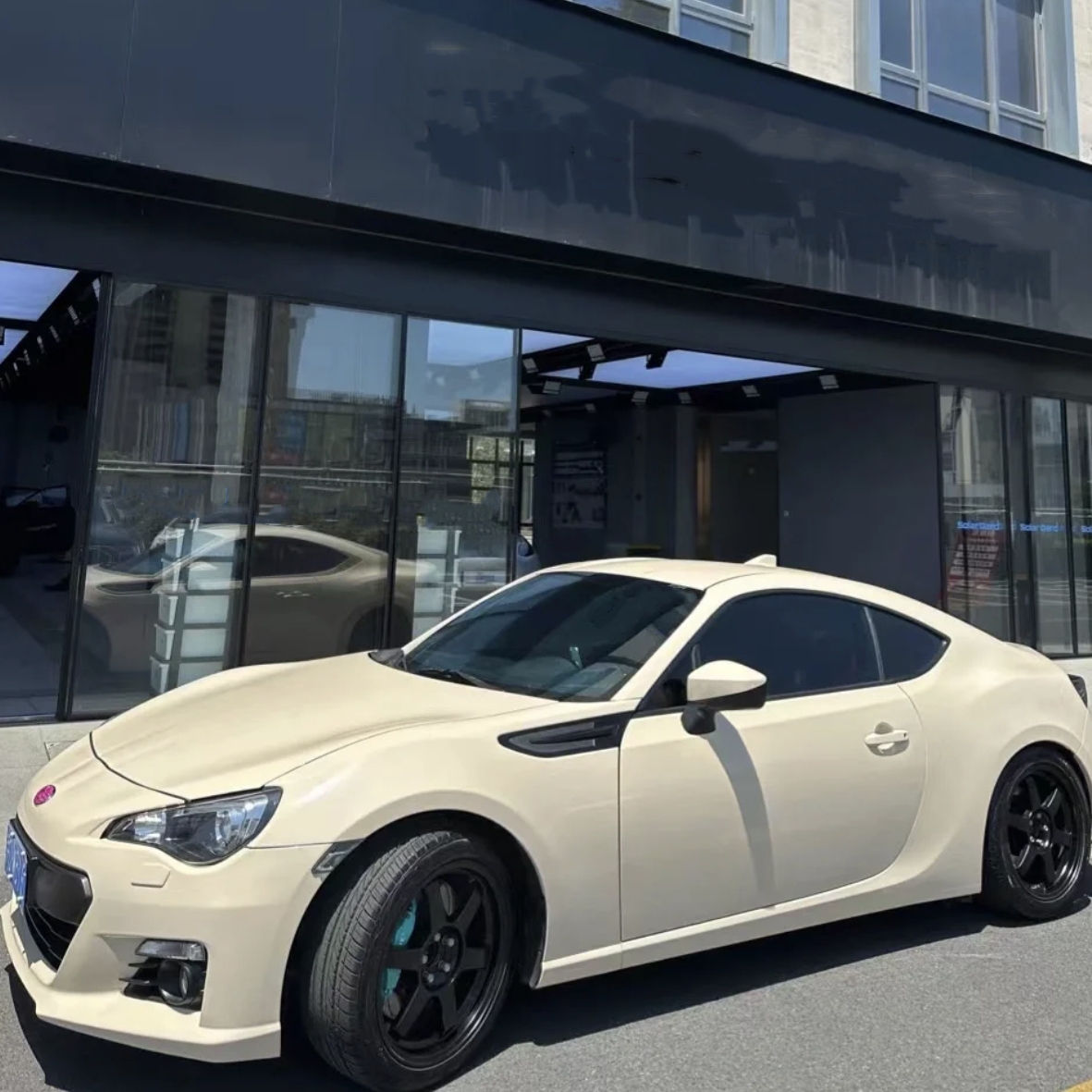 Ravoony Plus Khaki Milan Car Vinyl Wrap Subaru Wrap