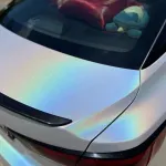 Ravoony Plus Matte Laser White Car Vinyl Wrap Nissan Sylphy Wrap