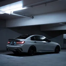 BMW Brooklyn Grey Vinyl Wrap 1