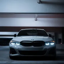 BMW Brooklyn Grey Vinyl Wrap 1