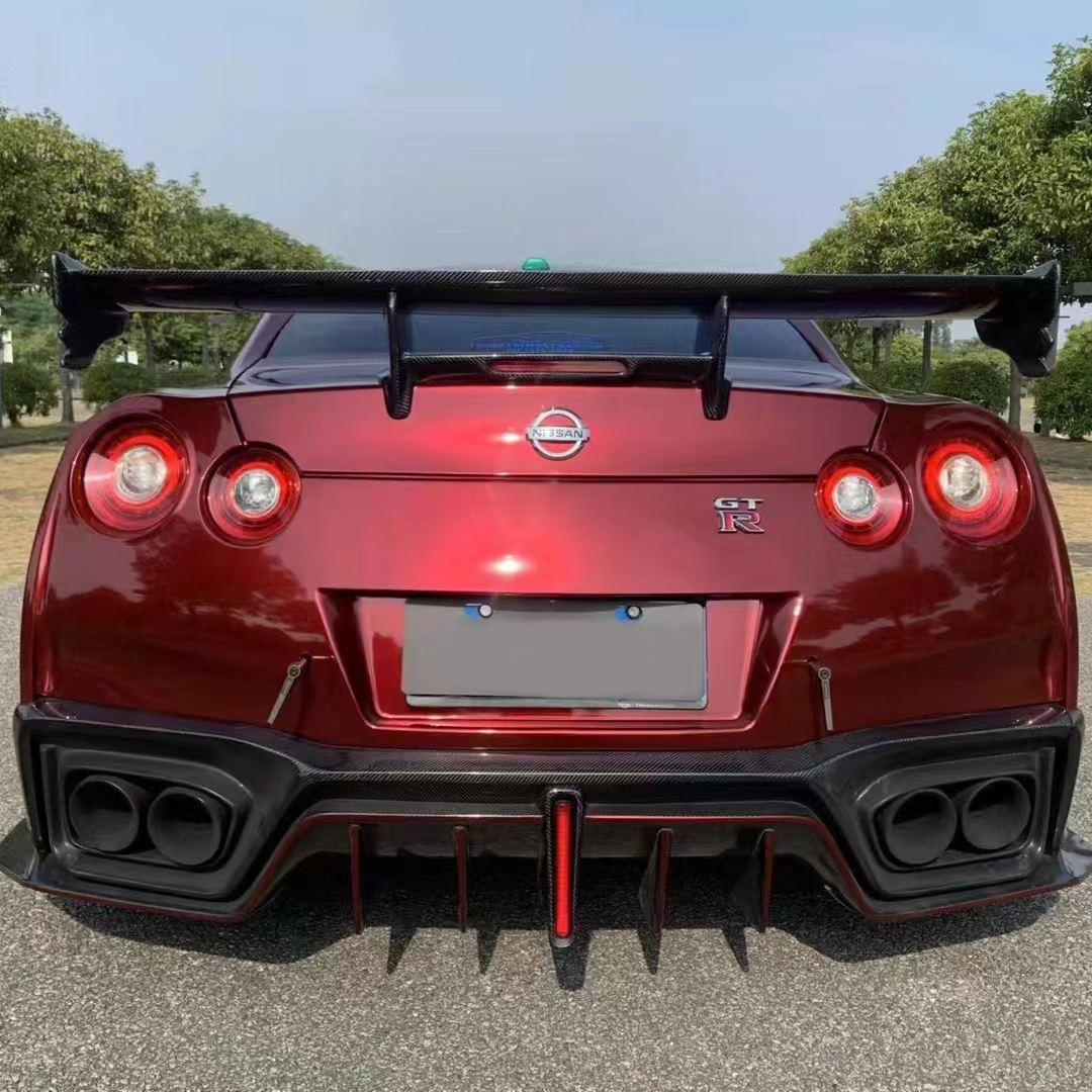 Ravoony Plus Liquid Metallic Dragon Blood Red Vinyl Car Wrap Nissan GTR Wrap