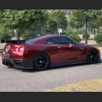 Ravoony Plus Liquid Metallic Dragon Blood Red Vinyl Car Wrap Nissan GTR Wrap