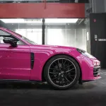Ravoony Plus Glossy Crystal Rose Red Vinyl Car Wrap