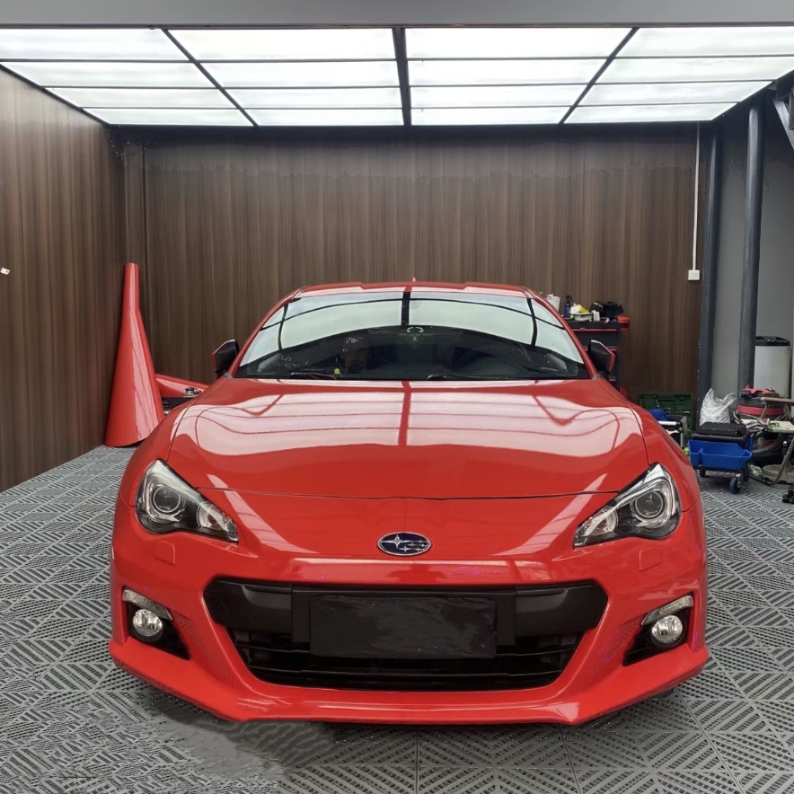 Ravoony Plus Glossy Porsche Orange Car Vinyl Wrap Subaru Brz Wrap