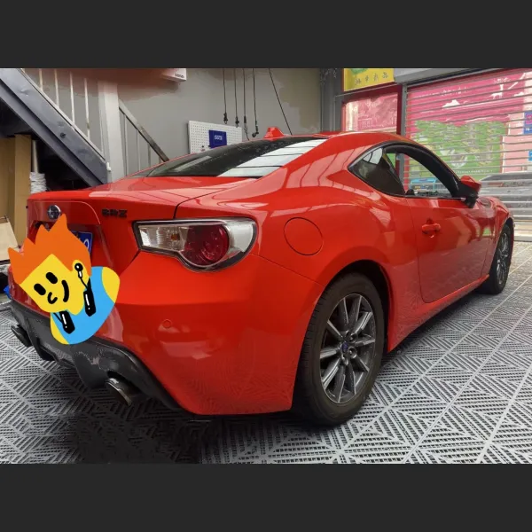Ravoony Glossy Porsche Orange Car Vinyl Wrap Subaru Brz Wrap