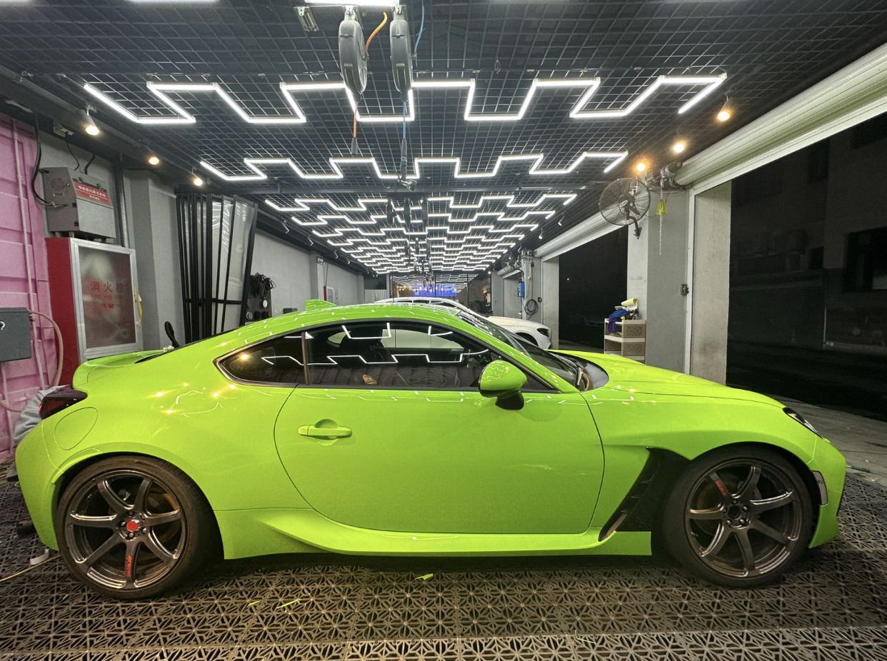 Ravoony Plus Gloss Apple Green Car Wrap Subaru Brz Wrap