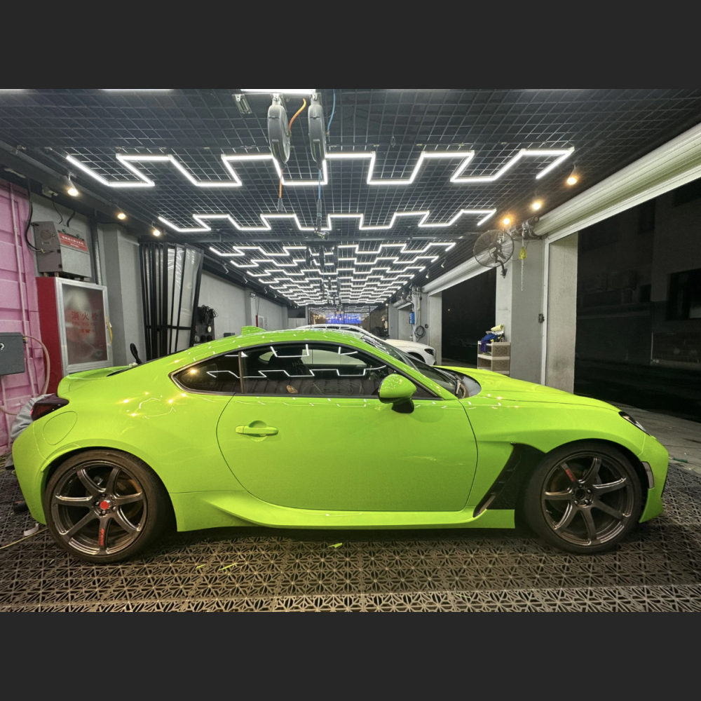 Ravoony Plus Gloss Apple Green Car Wrap Subaru Brz Wrap