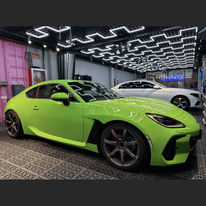 Ravoony Plus Gloss Apple Green Car Wrap Subaru Brz Wrap