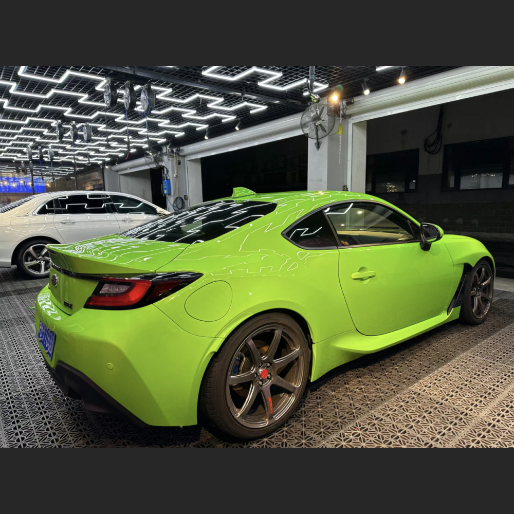 Ravoony Plus Gloss Apple Green Car Wrap Subaru Brz Wrap