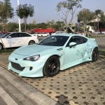 Ravoony Plus Glossy Laser Tiffany Car Vinyl Wrap Subaru Wrap