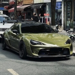Ravoony Plus Audi Gloss Army Green Vinyl Car Wrap Subaru Wrap