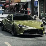 Ravoony Plus Audi Gloss Army Green Vinyl Car Wrap Subaru Wrap