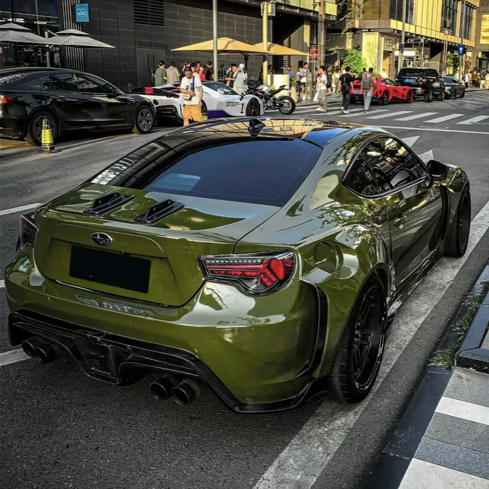Ravoony Plus Audi Gloss Army Green Vinyl Car Wrap Subaru Wrap