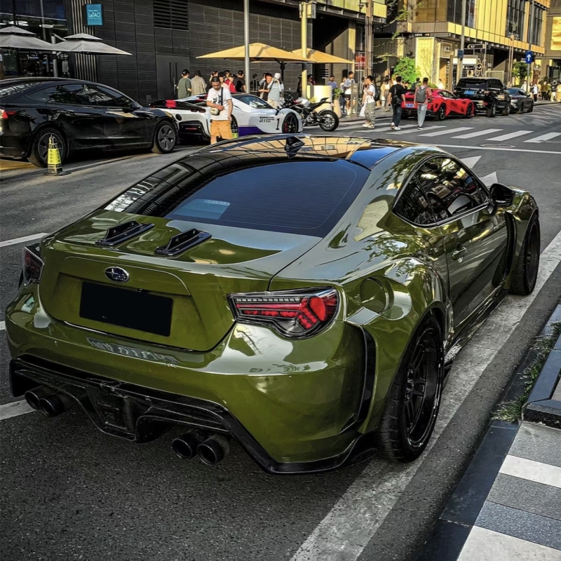 Ravoony Plus Audi Gloss Army Green Vinyl Car Wrap Subaru Wrap