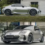 Ravoony Plus Porsche Gloss Liquid Metal Silver Car Wrap Subaru Wrap