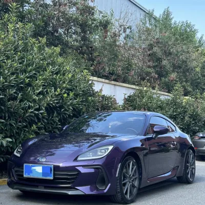Ravoony Plus Audi Gloss Velvet Purple Car Vinyl Wrap Subaru Brz Wrap 02