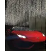 Ravoony Plus Gloss Red Glitter Car Wrap