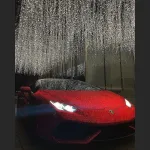 Ravoony Plus Gloss Red Glitter Car Wrap