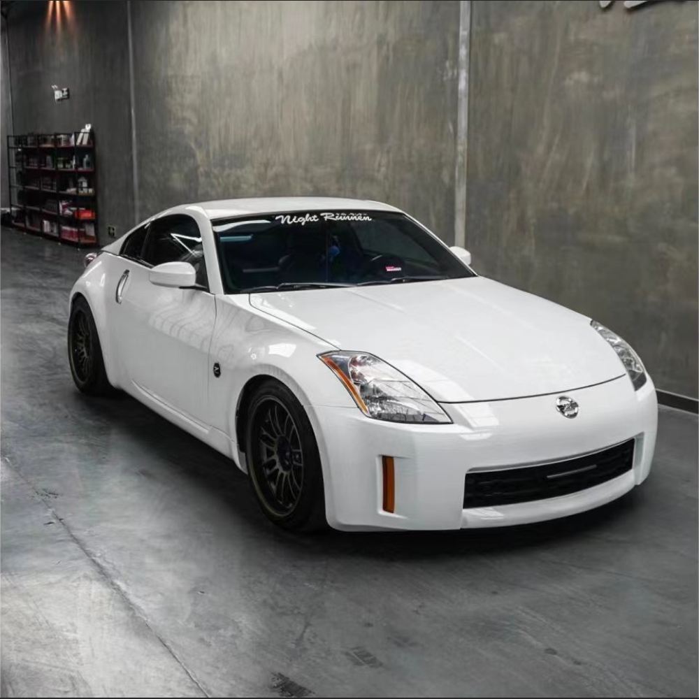  Ravoony Plus Crystal White Car Vinyl Wrap Nissan 350Z Wrap