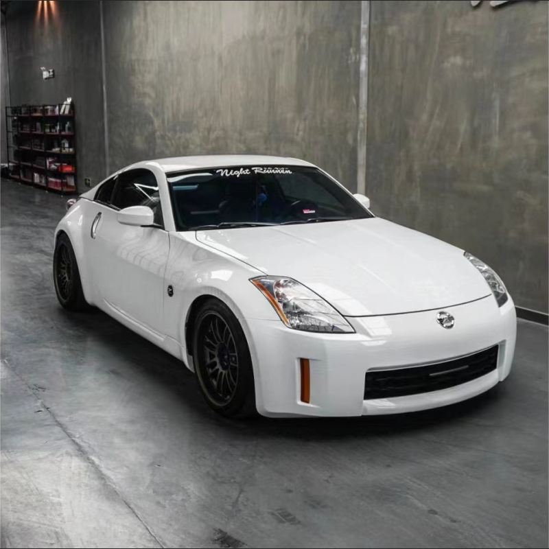  Ravoony Plus Crystal White Car Vinyl Wrap Nissan 350Z Wrap