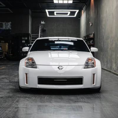  Ravoony Plus Crystal White Car Vinyl Wrap Nissan 350Z Wrap 02
