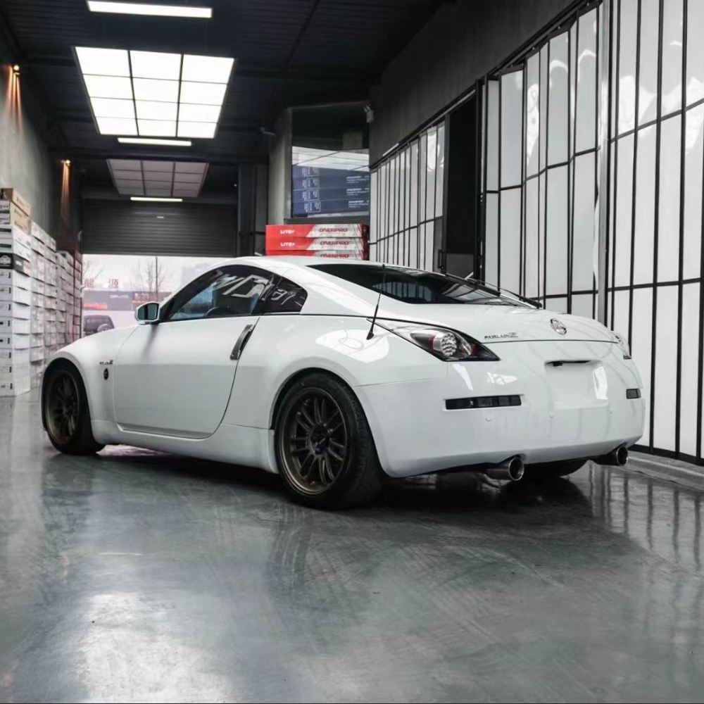  Ravoony Plus Crystal White Car Vinyl Wrap Nissan 350Z Wrap