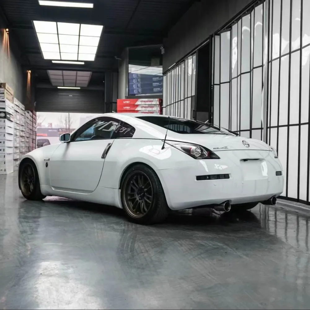  Ravoony Plus Crystal White Car Vinyl Wrap Nissan 350Z Wrap