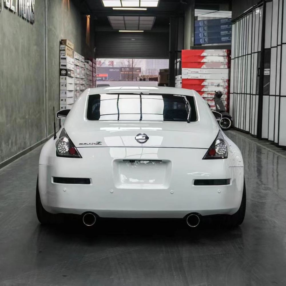  Ravoony Plus Crystal White Car Vinyl Wrap Nissan 350Z Wrap