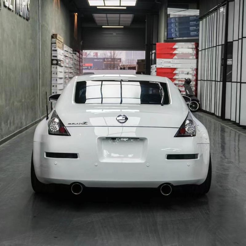  Ravoony Plus Crystal White Car Vinyl Wrap Nissan 350Z Wrap