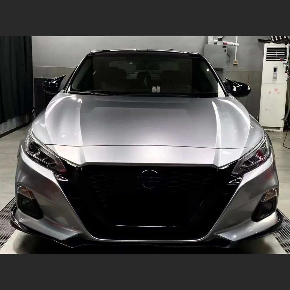 Ravoony Plus GT Silver Car Vinyl Wrap Nissan Altima Wrap