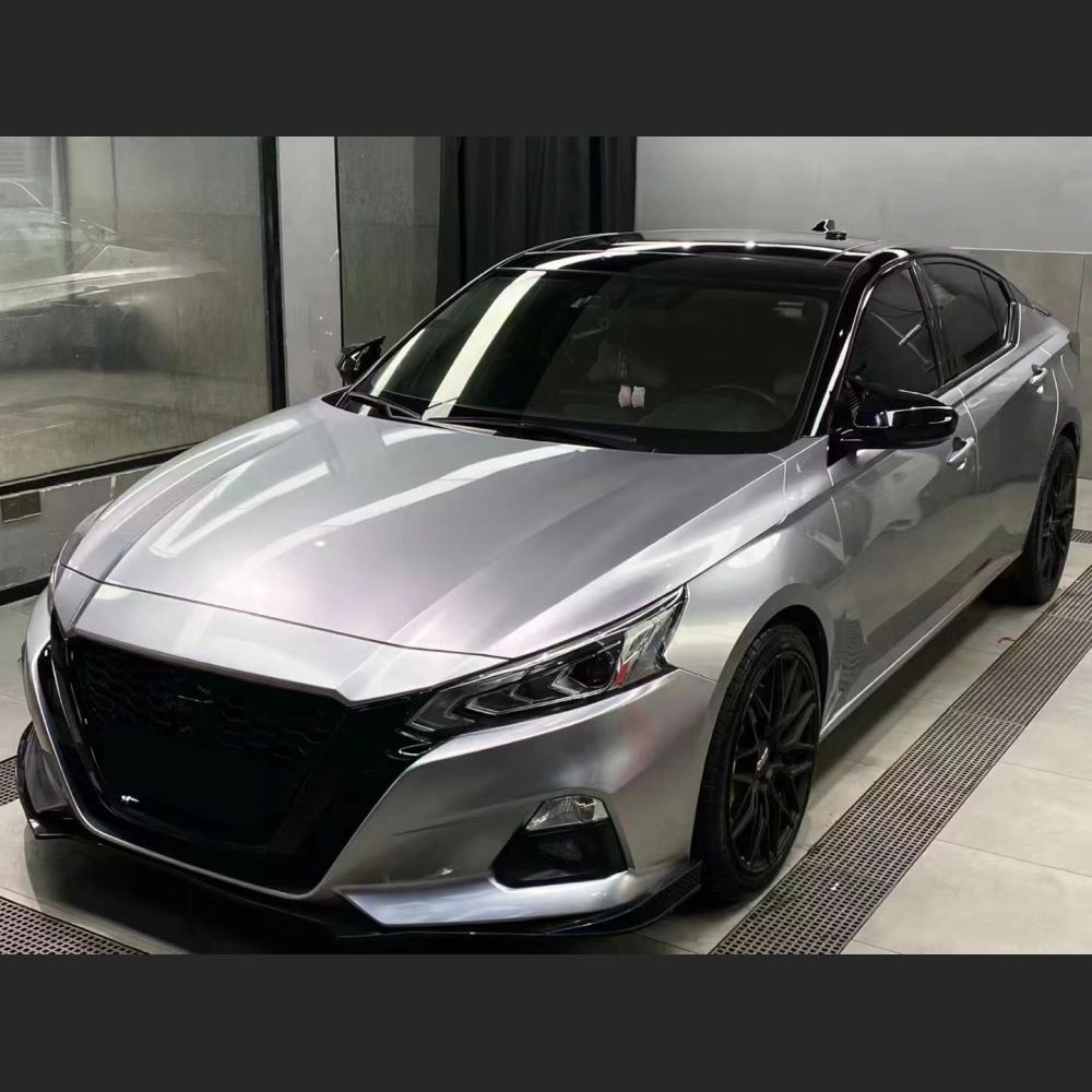 Ravoony Plus GT Silver Car Vinyl Wrap Nissan Altima Wrap