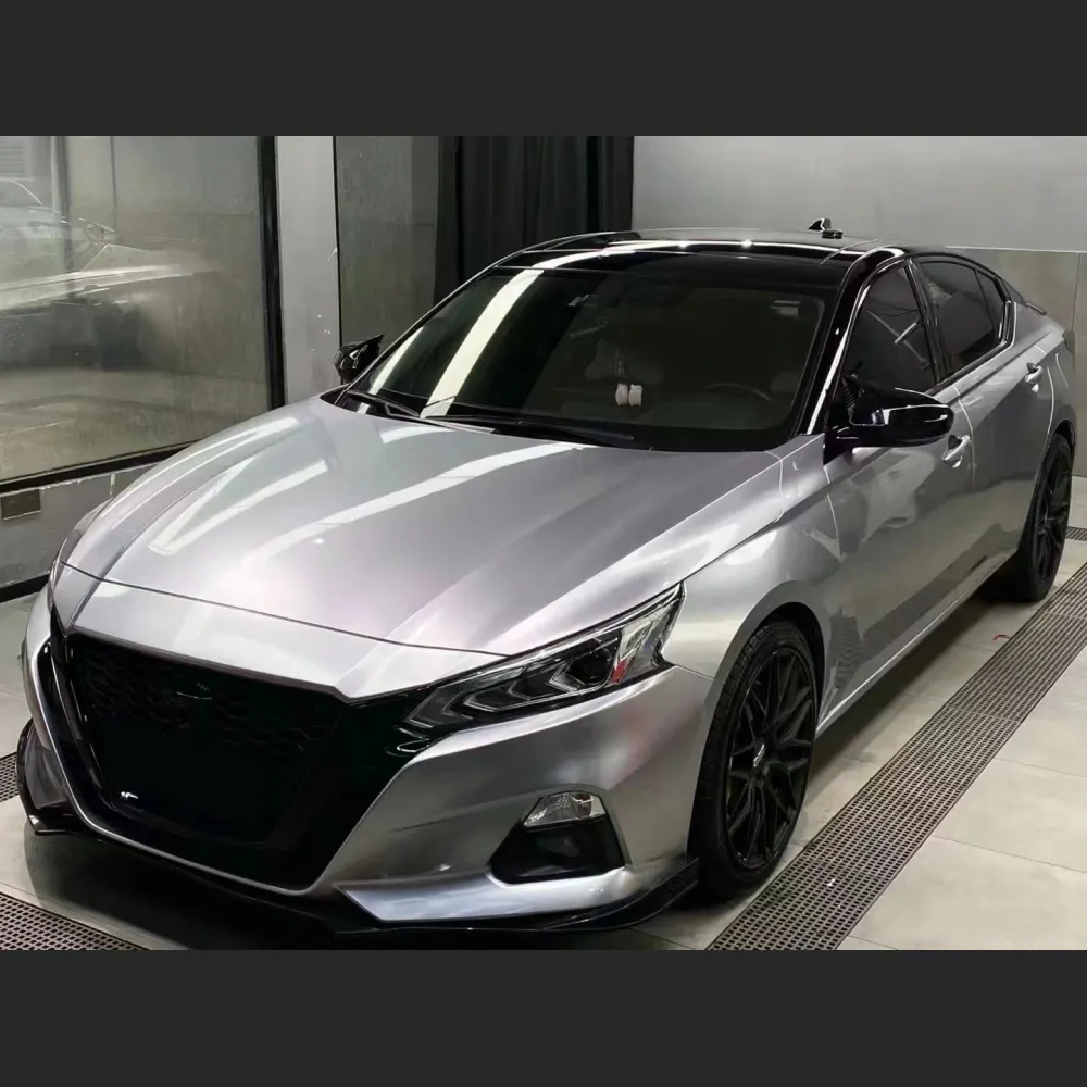Ravoony Plus GT Silver Car Vinyl Wrap Nissan Altima Wrap