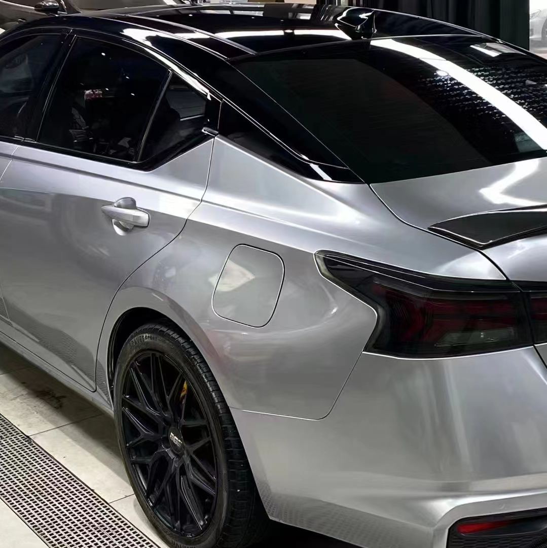 Ravoony Plus GT Silver Car Vinyl Wrap Nissan Altima Wrap