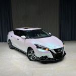 Ravoony Plus Matte Aurora White Car Vinyl Wrap Nissan Bluebird Wrap