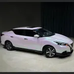 Ravoony Plus Matte Aurora White Car Vinyl Wrap Nissan Bluebird Wrap