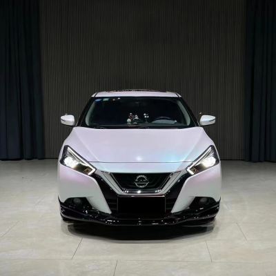 Ravoony Plus Matte Aurora White Car Vinyl Wrap Nissan Bluebird Wrap 02