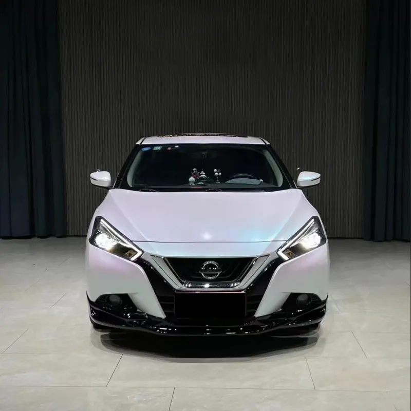 Ravoony Plus Matte Aurora White Car Vinyl Wrap Nissan Bluebird Wrap