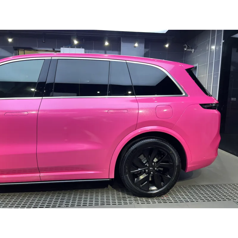Sparkle Pink Car Vinyl Wrap