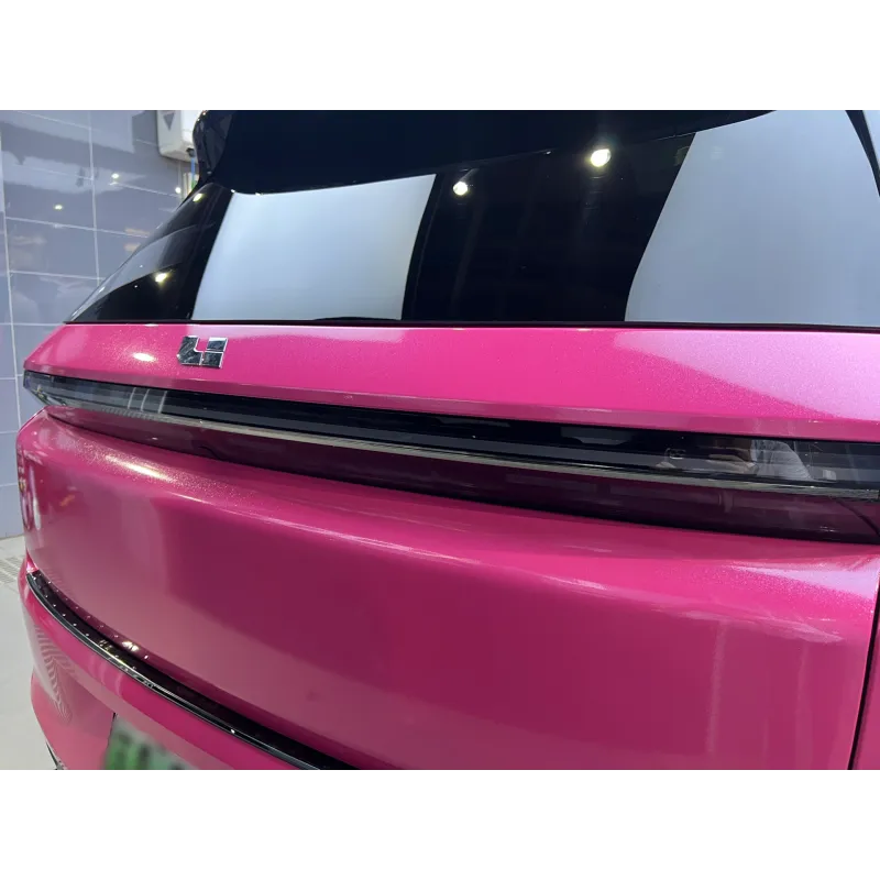 Sparkle Pink Car Vinyl Wrap